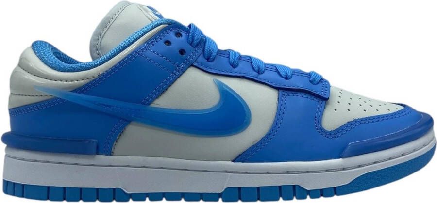 Nike Dunk Low Twist Dames Sneakers Blauw Wit