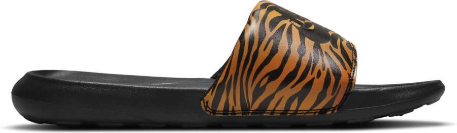 Nike Victori One Slipper met print voor dames Black Black