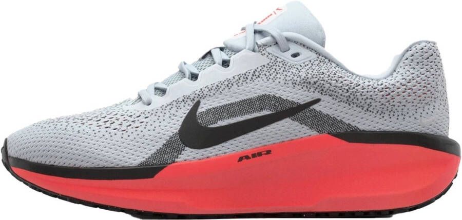 Nike winflo 11 mens hardloopschoen in de kleur grijs