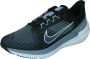 Nike air winflo 9 hardloopschoenen zwart grijs heren - Thumbnail 4