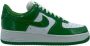 Nike Air Force 1 '07 Low Patent Green White Sneakers Unisex - Thumbnail 2