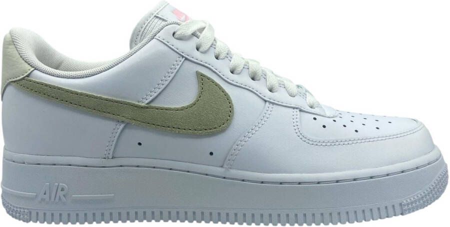 Nike sschoen Air Force 1 '07 White Sea Glass Arctic Punch Olive Aura- White Sea Glass Arctic Punch Olive Aura