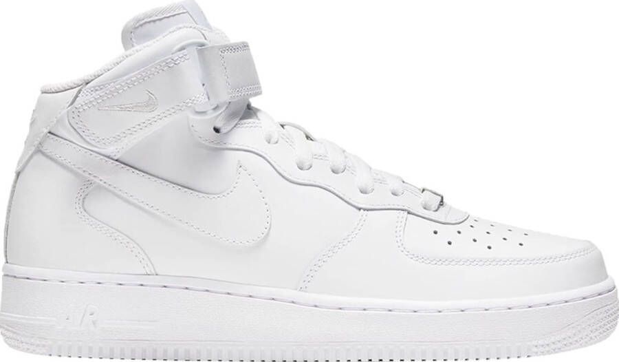 Nike Air Force 1 Mid LE Triple White Sneakers Kinderen White White White