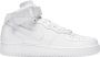 Nike Air Force 1 Mid LE Triple White Sneakers Kinderen White White White - Thumbnail 1