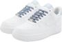 Nike Air Force 1 Low '07 White & Armory Blue Sneakers Dames Doos Zonder Deksel - Thumbnail 4