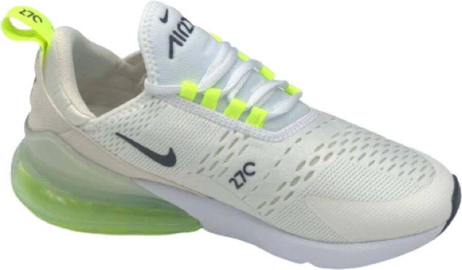 Nike Air Max 270 Dames Sneakers Sportschoenen Schoenen Wit-Grün AH6789