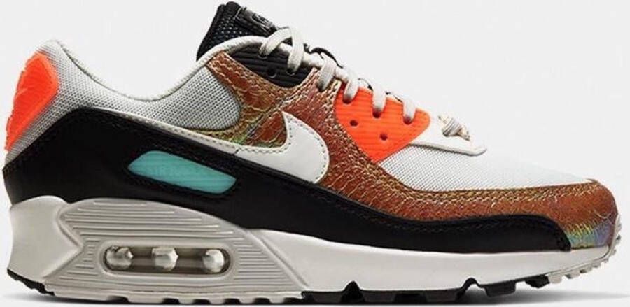 Nike Wmns Air Max 90 Light Bone Sail Hyper Crimson