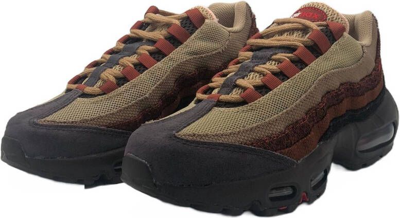 Nike WMNS air max 95 brown basalt university red