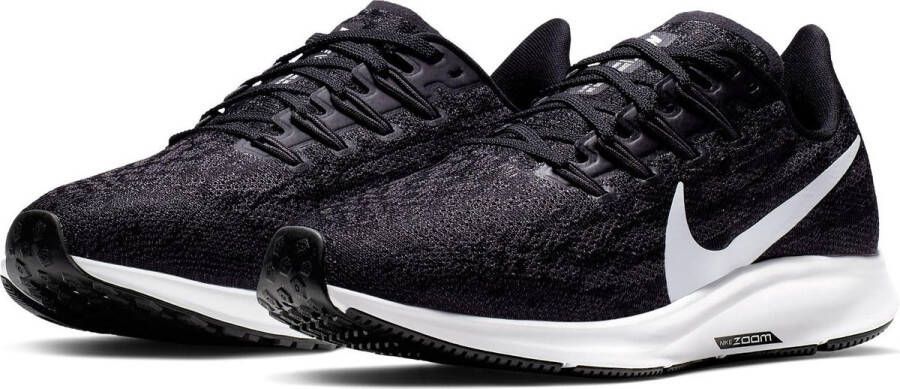 Nike Wmns Air Zoom Pegas Dames Hardloopschoenen Black White-Thunder Grey