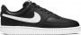Nike Court Vision Low Sneakers Black White-Photon Dust - Thumbnail 3