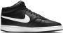 Nike Wmns Court Vision Mid Zwarte Sneaker 37 5 Zwart - Thumbnail 16