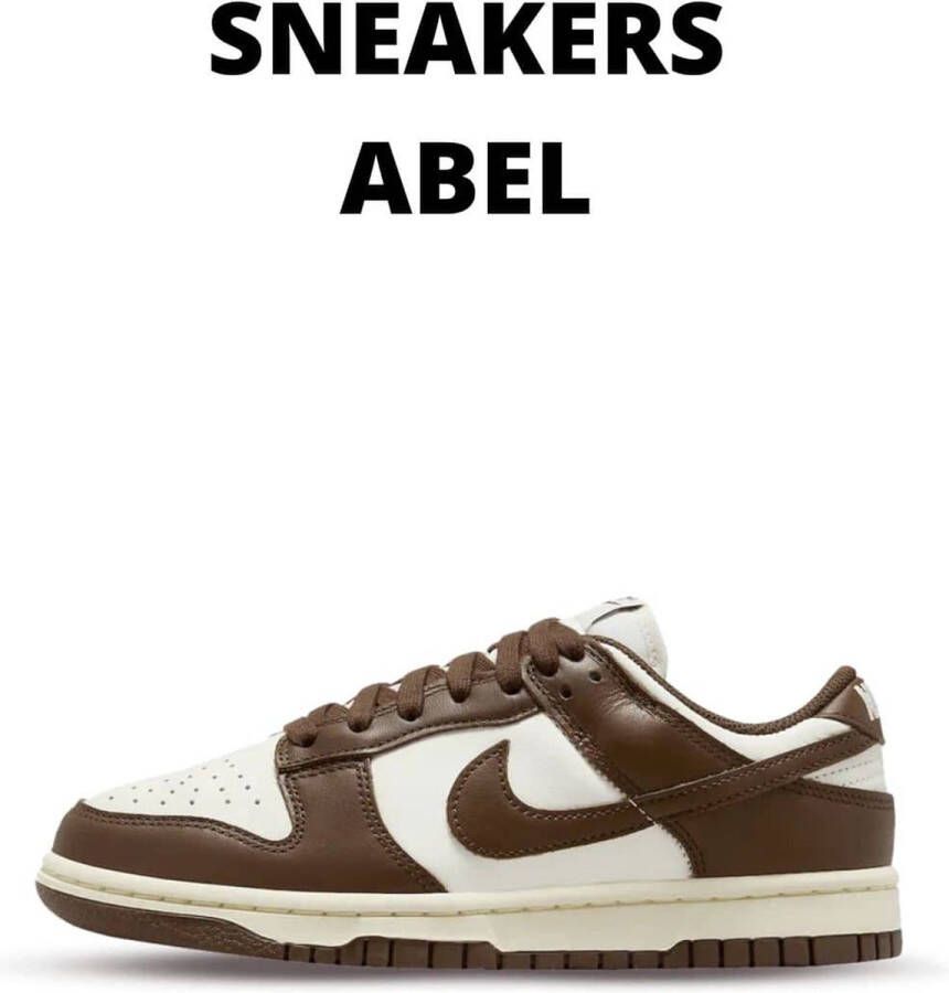 Nike Damesschoenen Dunk Low Premium Sail Coconut Milk Brown- Heren Sail Coconut Milk Brown