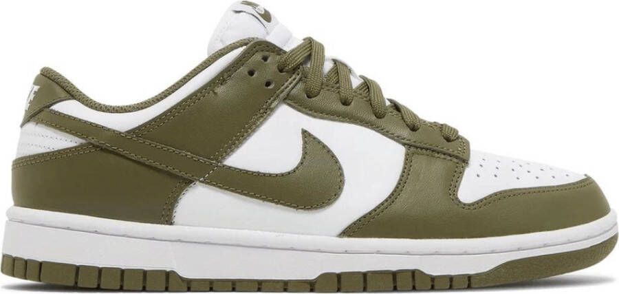 Nike WMNS Dunk Low Medium Olive White Medium Olive-White DD1503-120 Schoenen Sneakers Groen Green