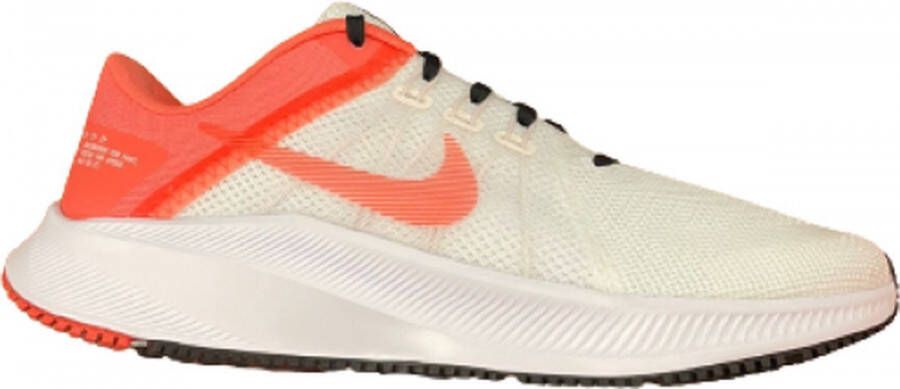 Nike Quest 4 Hardloopschoenen voor s(straat) White Black Light Soft Pink Magic Ember