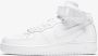 Nike Air Force 1 Mid LE Triple White Sneakers Kinderen White White White - Thumbnail 1