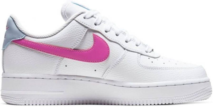 Nike Women's Air Force 1 Low '07 White Fire Pink Limited Edition Dames Sneakers Wit Roze Doos zonder deksel
