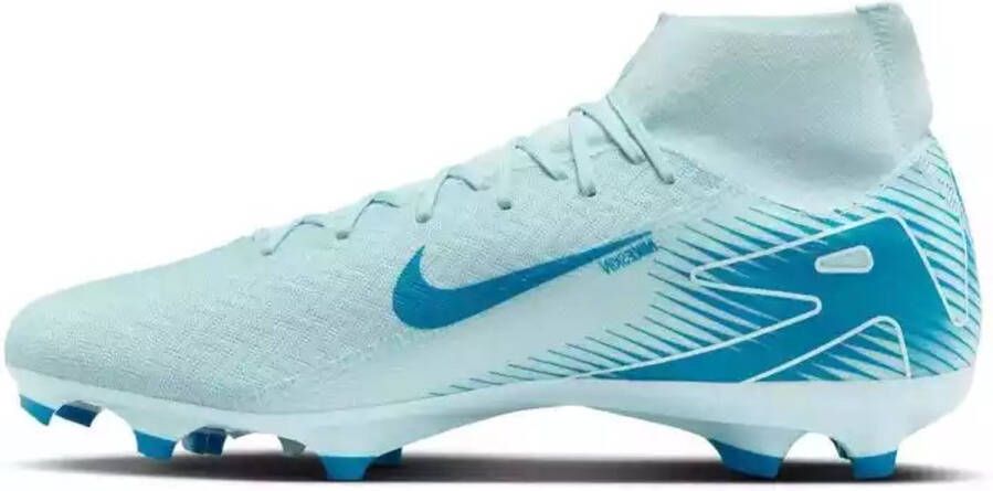 Nike Zm Superfly 10 Acad Fg mg Voetbalschoenen Blauw Doos zonder deksel Valt klein!
