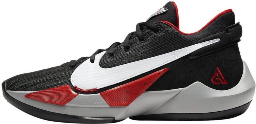 Nike Zoom Freak 2 Heren Sneaker Zwart Wit Rood Doos Zonder Deksel