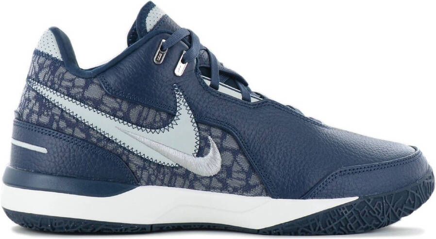 Nike Zoom LeBron NXXT Gen AMPD First Game Heren Sneakers Schoenen Blauw FJ1566