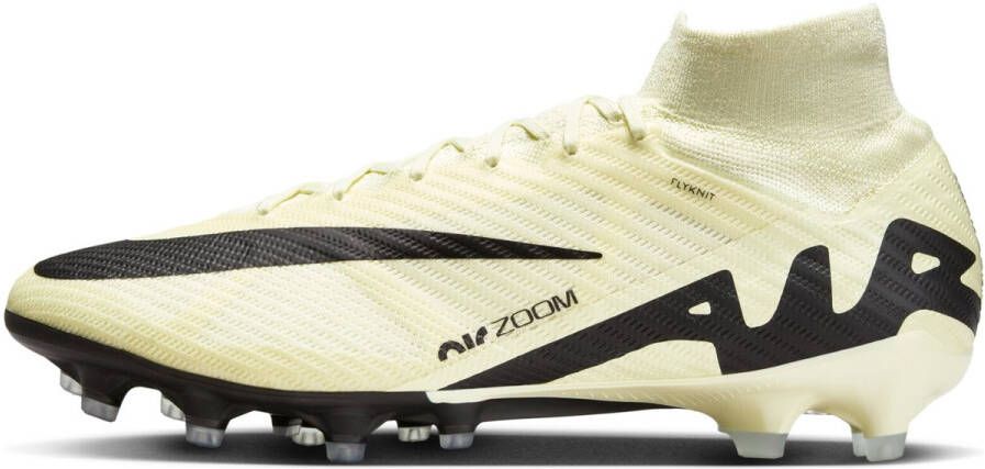 Nike Zoom Mercurial Superfly 9 Elite AG-Pro Off White Zwart Voetbalschoenen Unisex Doos Zonder Deksel