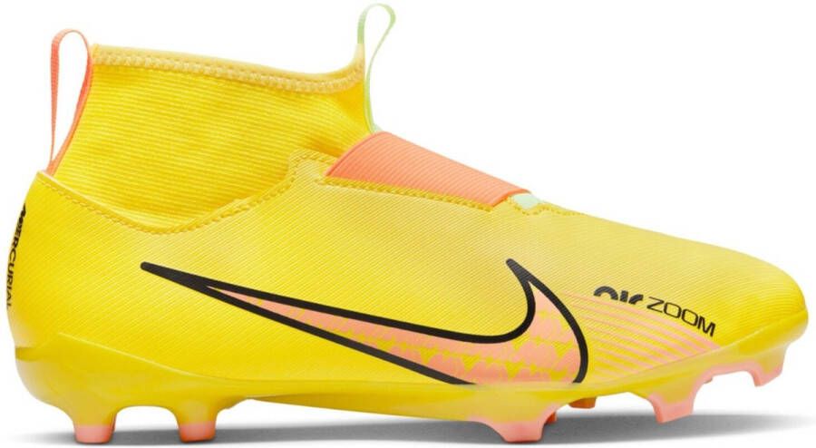 Nike Jr. Zoom Mercurial Superfly 9 Academy FG MG Voetbalschoenen voor kleuters kids(meerdere ondergronden) Geel
