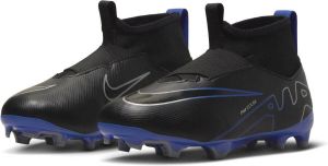 Nike mercurial sp aca fg voetbalschoenen zwart blauw kinderen