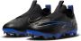 Nike mercurial vapor aca mg voetbalschoenen zwart blauw kinderen - Thumbnail 1