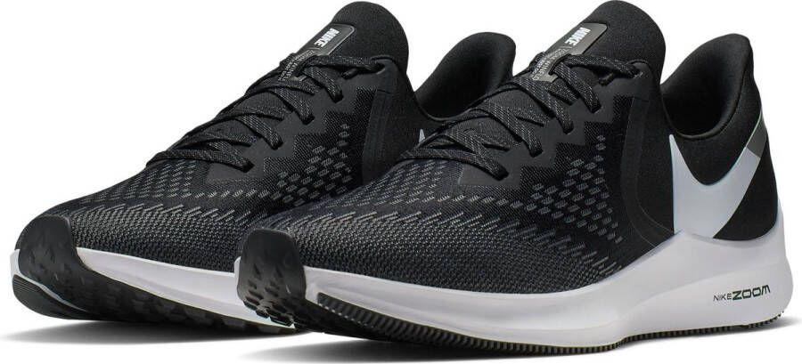 Nike Zoom Winflo 6 Sportschoenen Heren Zwart Wit - Foto 1