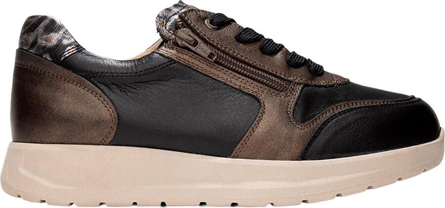 Nimco (by XSensible) 70115.3.080-KX dames veterschoenen sportief (6) zwart