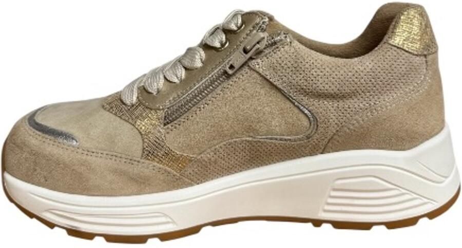 Xsensible Nimco Carla dames sneakers Sand Combi - Foto 2