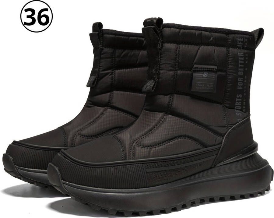 Nivard Antislip Sneeuwboots Snowboots Wintersport Sneeuwschoenen Ski Gadgets Voor Dames Zwart