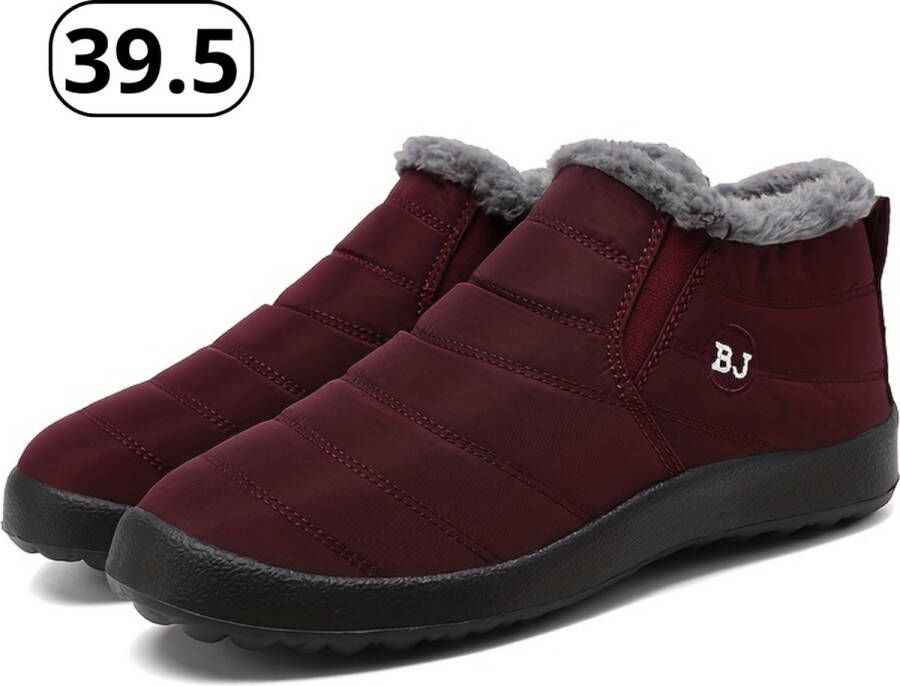 Nivard Antislip Sneeuwboots Snowboots Wintersport Sneeuwschoenen Ski Gadgets Voor Heren Bordeaux Rood