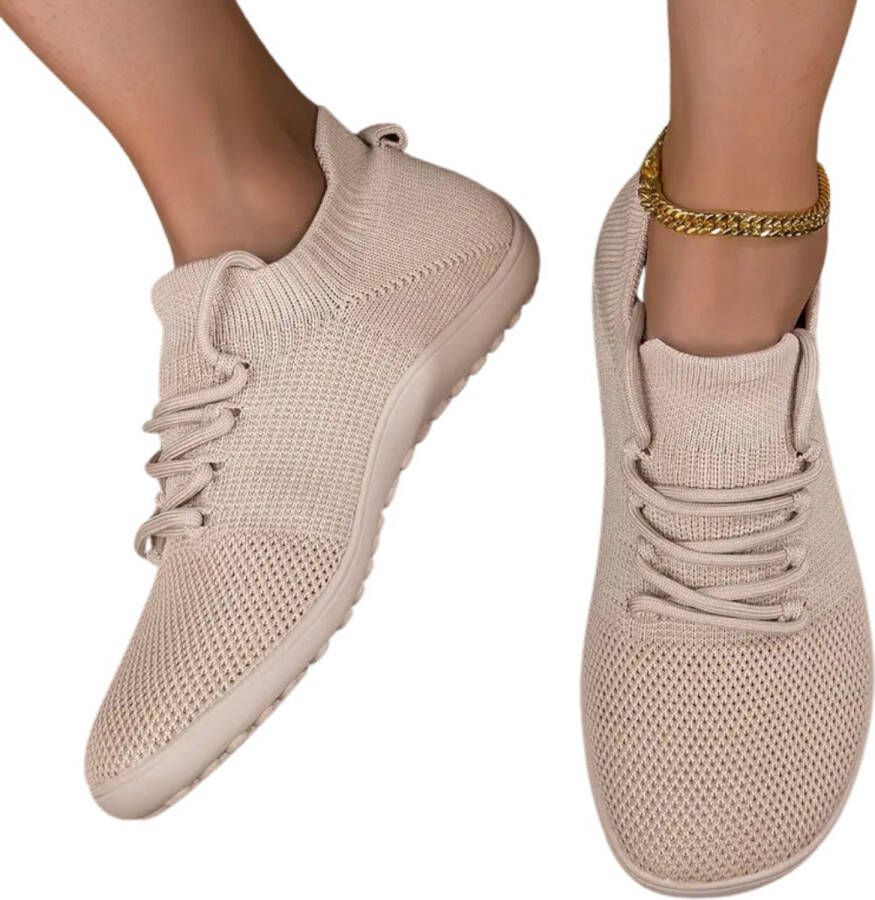 Nivard Barefoot Schoenen Waterschoenen Aquashoes Afzwemschoenen Zwemles & Fitness Sportschoenen Khaki