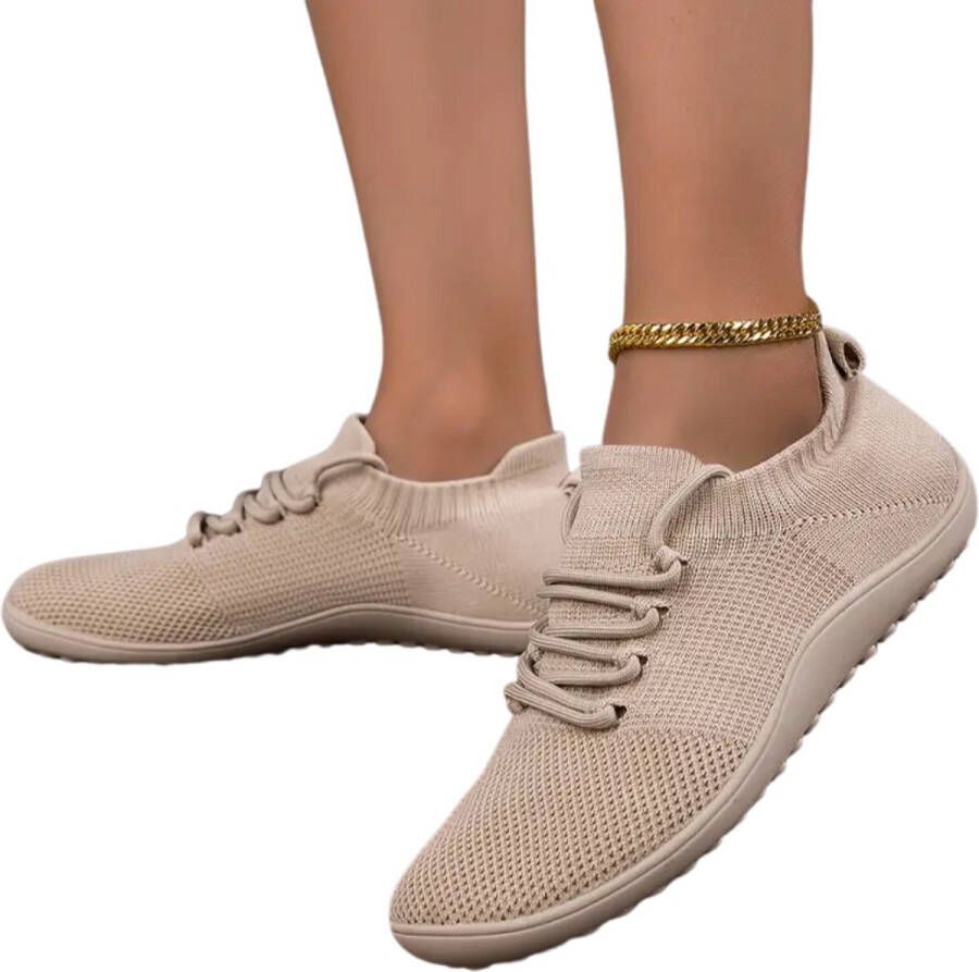 Nivard Barefoot Schoenen Waterschoenen Aquashoes Afzwemschoenen Zwemles & Fitness Sportschoenen Khaki