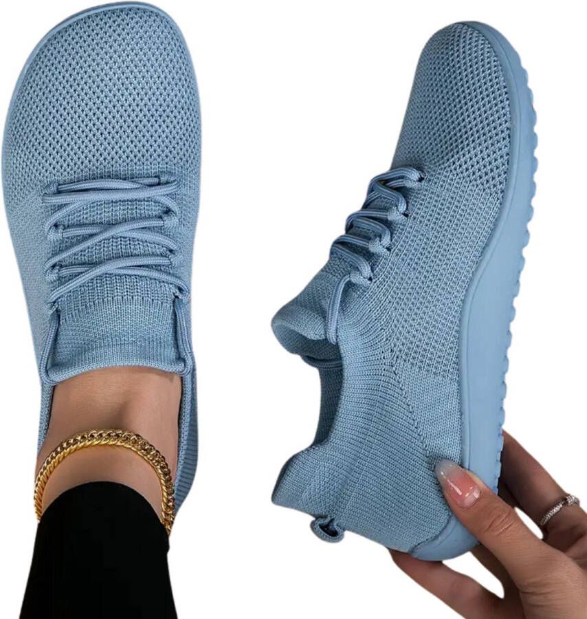 Nivard Barefoot Schoenen Waterschoenen Aquashoes Afzwemschoenen Zwemles & Fitness Sportschoenen Lichtblauw