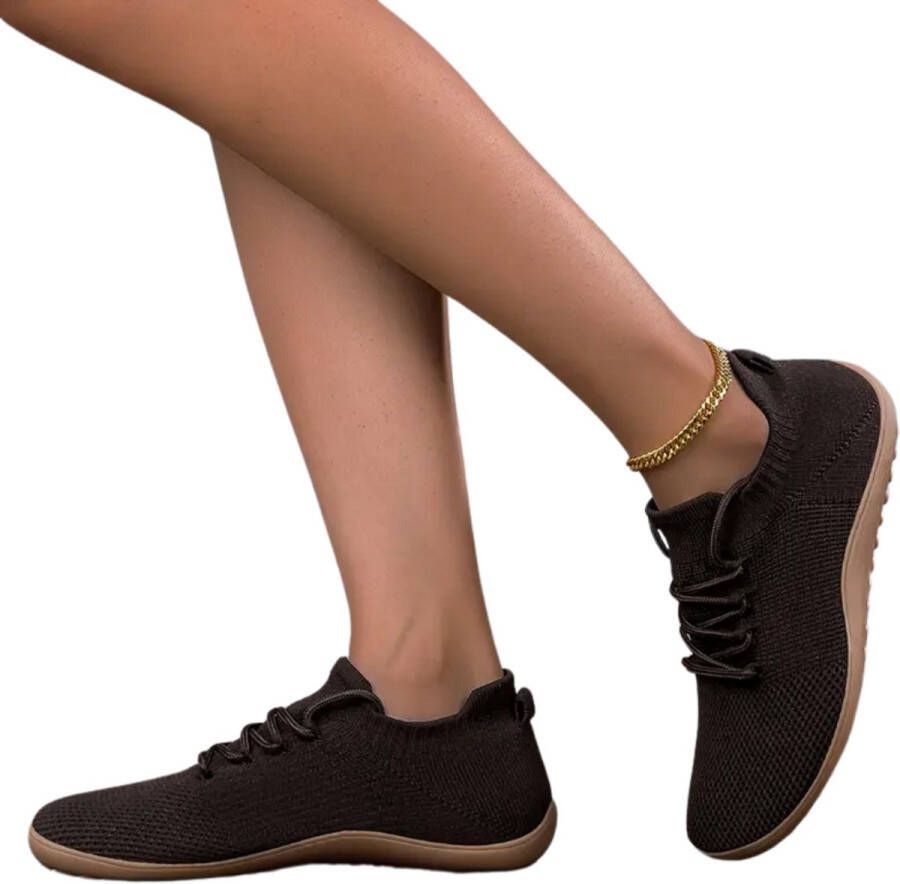 Nivard Barefoot Schoenen Waterschoenen Aquashoes Afzwemschoenen Zwemles & Fitness Sportschoenen Donkerbruin