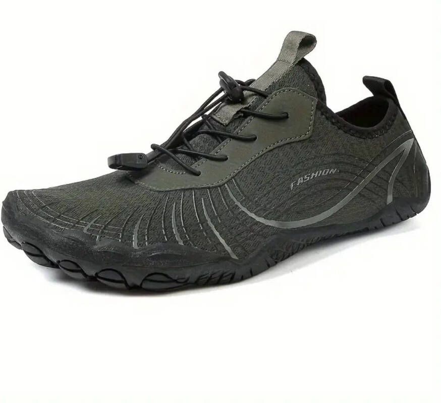 Nivard Barefoot Schoenen Waterschoenen Aquashoes Afzwemschoenen Zwemles & Fitness Sportschoenen Legergroen