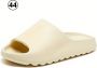Nivard Comfortabele Slippers Badslippers Teenslippers Anti-Slip Slides Flip Flops Stevig Voetbed Khaki - Thumbnail 1