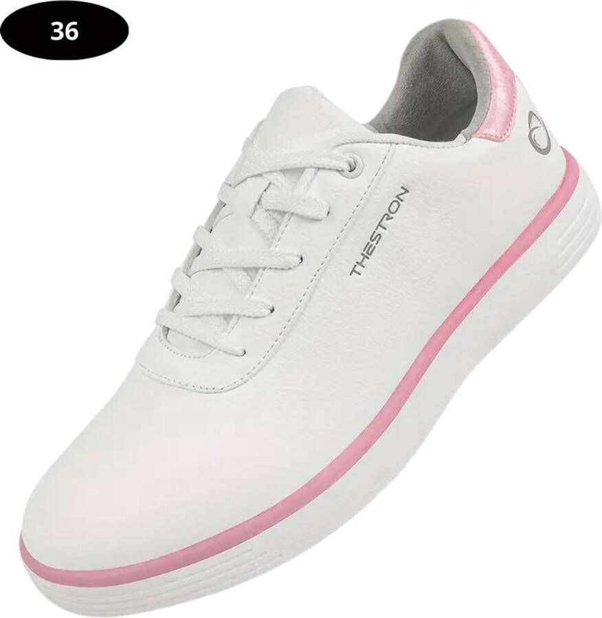 Nivard Golfschoenen Dames- Sneakers Golfkleding Golfschoenen Antislip Waterdicht Golfen Roze