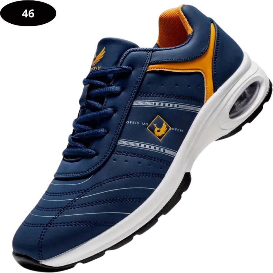 Nivard Golfschoenen Heren Sneakers Golfkleding Golfschoenen Antislip Waterdicht Golfen Marineblauw