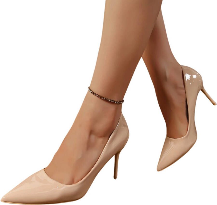 Nivard Hakken Dames Schoenen Pumps Schoenen Abrikoos