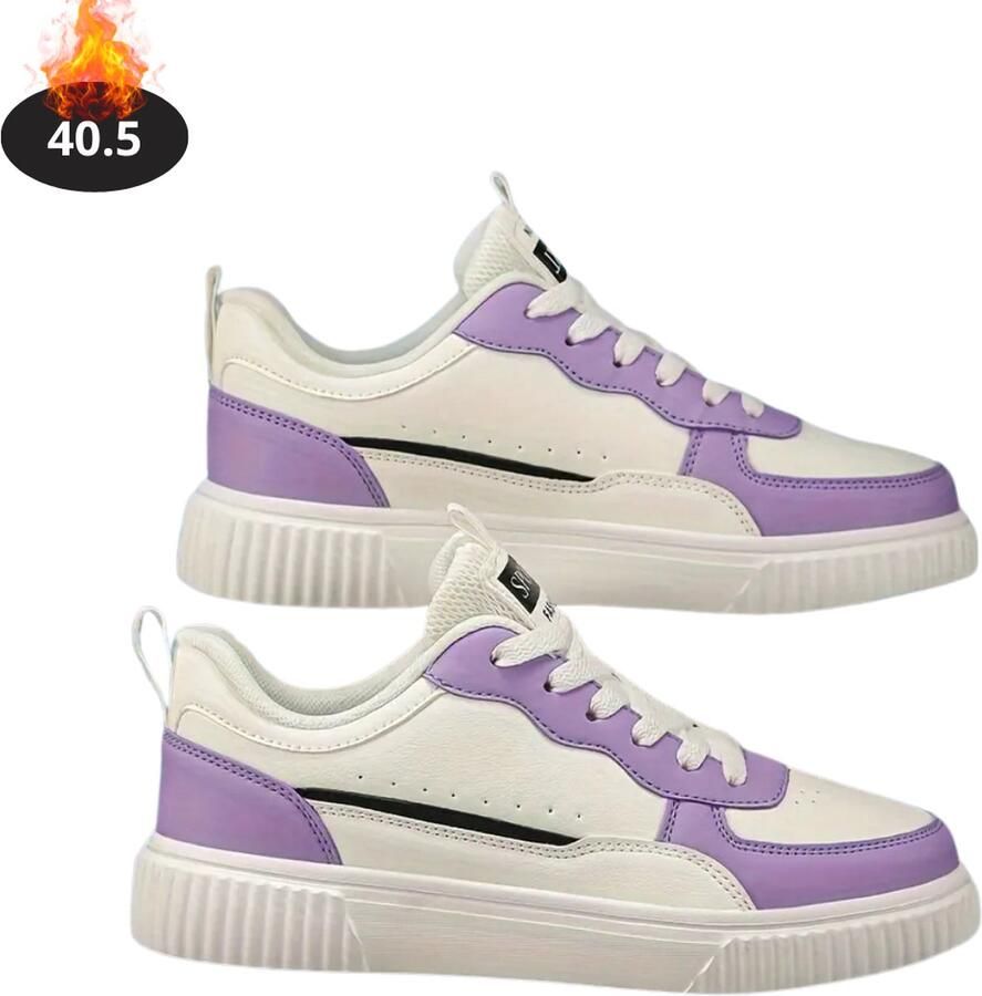 Nivard Schoenen Dames Sneakers Comfortabel Casual Volwassen Violet