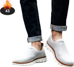 Livano Schoenen Heren Sneakers Comfortabel Casual Volwassen Melk