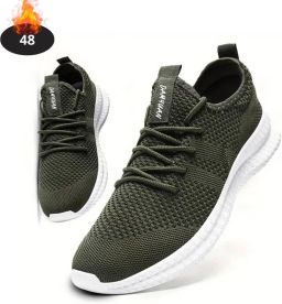 Nivard Schoenen Heren Sneakers Comfortabel Sportief Casual Volwassen Legergroen