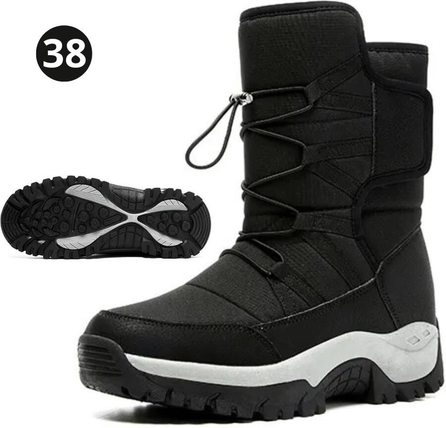 Nivard Sneeuwschoenen Snowboots Sneeuwboots Heren Wintersport Ski Gadgets Zwart