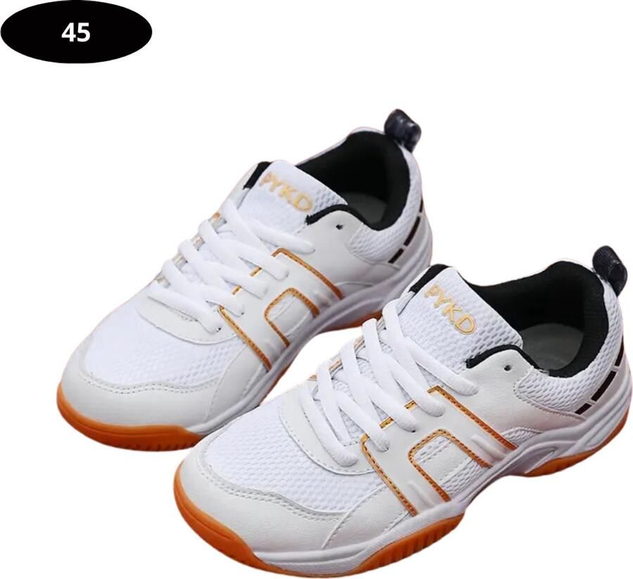 Nivard Tennisschoenen Tenniskleding Indoor Outdoor Gouden