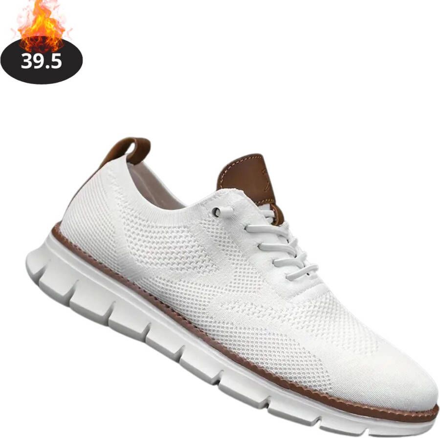 Nivard Schoenen Heren Sneakers Comfortabel Casual Volwassen Wit
