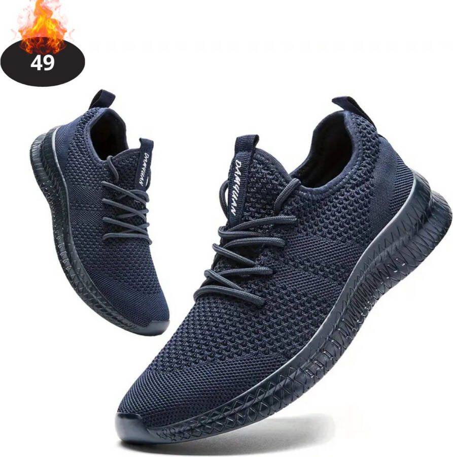 Nivard Schoenen Heren Sneakers Comfortabel Sportief Casual Volwassen Blauw - Foto 1
