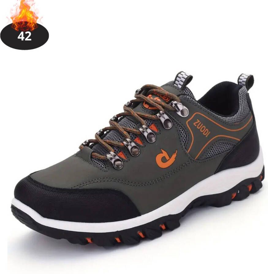 Nivard Schoenen Heren Sneakers Comfortabel Wandelschoenen Casual Volwassen Donkergroen