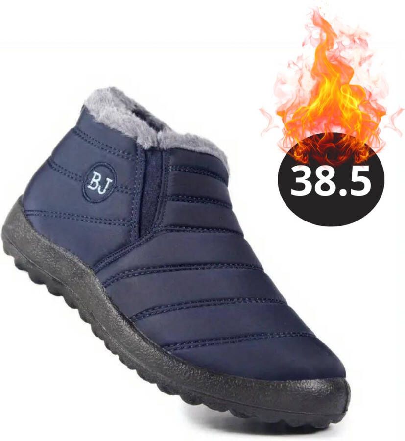 Nivard Snowboots Sneeuwschoenen Sneeuwboots Dames Wintersport Ski Skischoenen Blauw 38.5 Laag